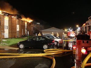 Cressmoor Arms Apartments Fire